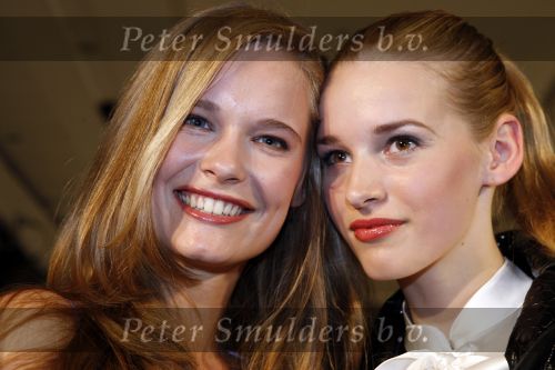 Amsterdam 21 oktober 2007
Finale model  elite in het hilton. Sofie Oosterwaal (l) en winnares Jaimy Visscher