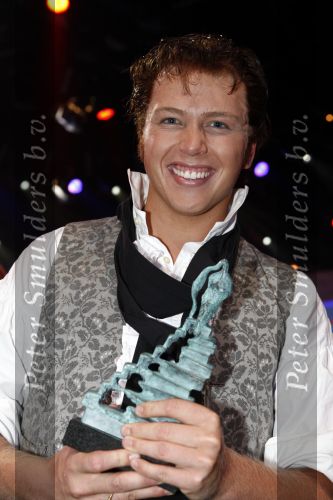 Hilversum 2 juni 2008
Uitreiking musical awards in studio 22. Jamai Loman met vriend Ron Link
Peter Smulders bv