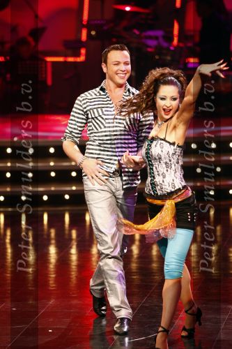 Aalsmeer 15 mei 2009
Dancing with the stars in de studio\'s in Aalsmeer. Jamai Loman met danspartner Gwuneth v Rijn
Peter Smulders bv