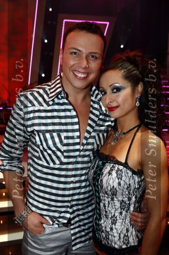 Aalsmeer 15 mei 2009
Dancing with the stars in de studio\'s in Aalsmeer. Jamai Loman met danspartner Gwuneth v Rijn
Peter Smulders bv