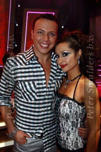 Aalsmeer 15 mei 2009
Dancing with the stars in de studio\'s in Aalsmeer. Jamai Loman met danspartner Gwuneth v Rijn
Peter Smulders bv