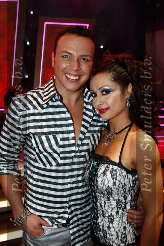 Aalsmeer 15 mei 2009
Dancing with the stars in de studio\'s in Aalsmeer. Jamai Loman met danspartner Gwuneth v Rijn
Peter Smulders bv