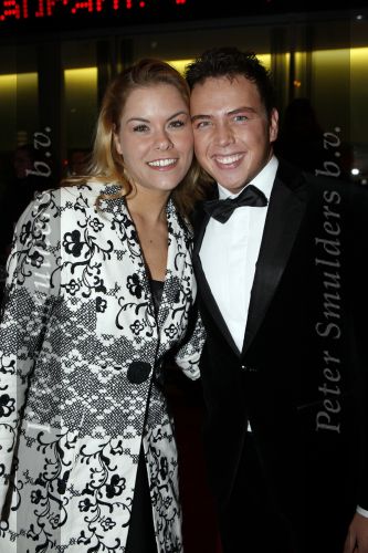Rotterdam 16 december 2007
premiere Evita in het nieuwe Luxor theater. Jamai Looman en Sara Bus