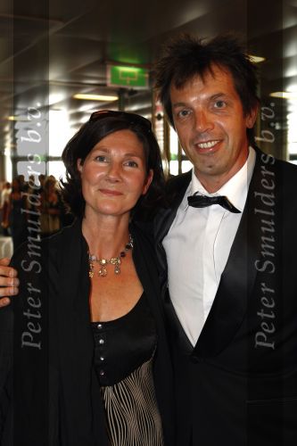 Amsterdam 7 juni 2008
Het damdiner tbv het aidsfonds in de HMH Heineken Music Hall. 
Jan Douwe Kroeske met vrouw