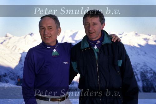 Solden 1991
Voorstelling wielerploeg PDM
Jan Gisbers met Manfred Krikke