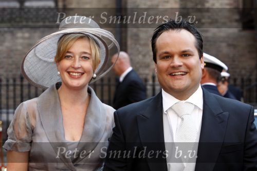 Den Haag 16 september 2008
Prinsjesdag 2008 op het binnenhof. 
Jan Kees de Jager met zijn vrouw