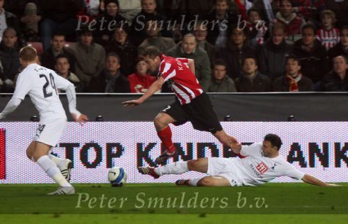 Eindhoven, 12 Maart 2008
UEFA 1/8 finale PSV-Tottenham Hotspur FC, eindstand 0-1
PSV wint na verlenging en straschoppen met 6-5 en gaat door naar de 1/4 Finale
Jan Kromkamp