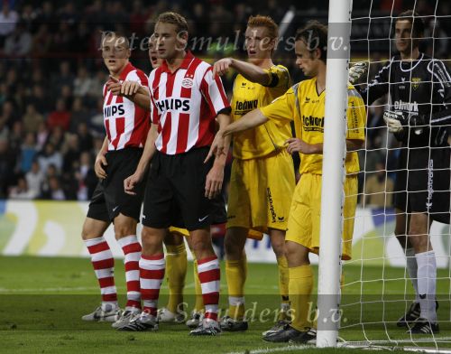 Eindhoven, 20 Oktober 2007
Kompetitiewedstrijd PSV-VVV, eindstand 3-1
Seizoen 2007/2008
Jan Kromkamp en Timmy Simons