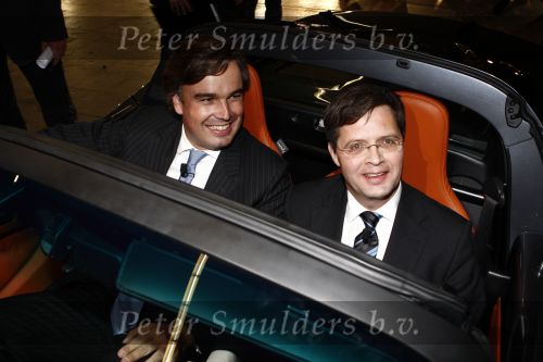 Amsterdam 31 maart 2009
Camiel Eurlings en Jan Peter Balkenende openen de auto rai in een electrische Lotus.
Peter Smulders bv