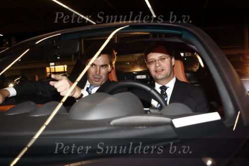 Amsterdam 31 maart 2009
Camiel Eurlings en Jan Peter Balkenende openen de auto rai in een electrische Lotus.
Peter Smulders bv