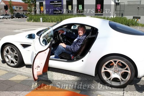 Amstelveen 21 mei 2008
Jan des Bouvrie met zijn speciale Alfa Romeo.