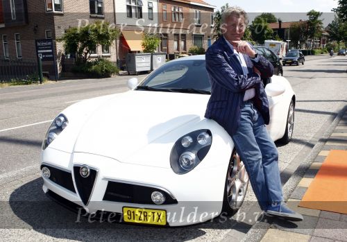 Amstelveen 21 mei 2008
Jan des Bouvrie met zijn speciale Alfa Romeo.