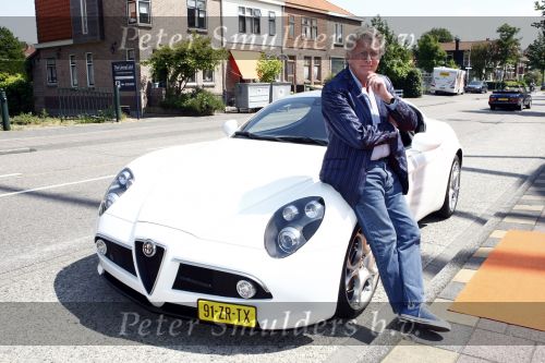 Amstelveen 21 mei 2008
Jan des Bouvrie met zijn speciale Alfa Romeo.