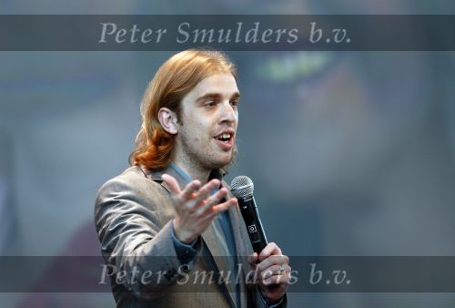 Amsterdam 28 mei 2008
Maxima op bezoek bij de grote kerk en de passengers terminal. 
Jan Jaap v d Wal