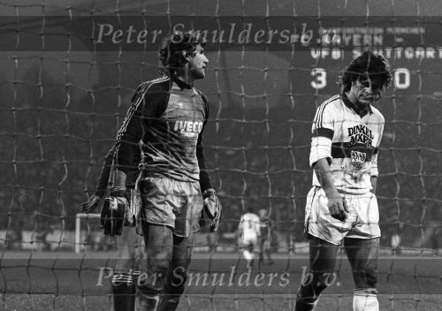 Munchen, 29 & 30 Oktober 1982
Jean Marie Pfaff spelend voor FC Bayern Munchen en samen met zijn gezin