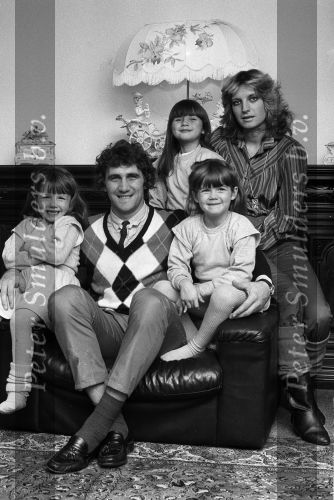 Munchen, 29 & 30 Oktober 1982
Jean Marie Pfaff spelend voor FC Bayern Munchen en samen met zijn gezin
