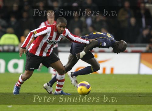 Eindhoven, 8 December 2007 Kompetitie PSV-Roda JC, eindstand 2-4 
Seizoen 2007/2008
Jefferson Farfan