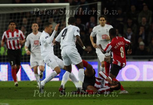 Eindhoven, 12 Maart 2008
UEFA 1/8 finale PSV-Tottenham Hotspur FC, eindstand 0-1
PSV wint na verlenging en straschoppen met 6-5 en gaat door naar de 1/4 Finale
Jefferson Farfan en Edison Mendez
