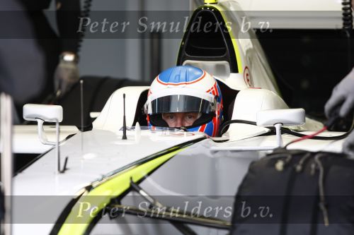 Barcelona 11 maart 2009
Test dag voor de formule 1 teams op het circuit van Barcelona. Jenson Button in een Ross Brawn GP
Peter Smulders bv