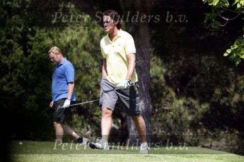 Vale do Lobo 6 mei 2008
Ronald Koeman samen met Jeroen Rietbergen in de buggy van RK aan het golfen op Golfbaan Vale Do Lobo.