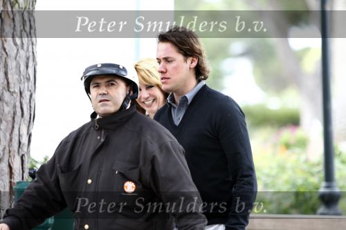 Vale do Lobo 24 februari 2008
Linda de Mol golfend met haar nieuwe vriend Jeroen Rietbergen op vale do lobo  waar Linda een huis heeft.
Peter Smulders bv