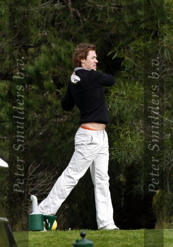 Vale do Lobo 24 februari 2008
Linda de Mol golfend met haar nieuwe vriend Jeroen Rietbergen op vale do lobo  waar Linda een huis heeft.
Peter Smulders bv
