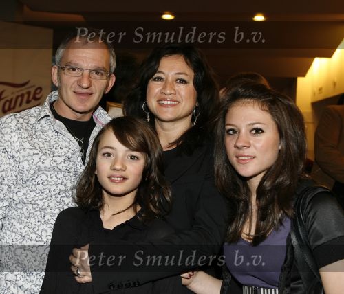 Tilburg, 20 Januari 2008
Premiere FAME in de stadsschouwburg van Tilburg 
Jeroen v Inkel met zijn gezin