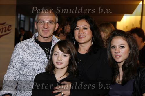 Tilburg, 20 Januari 2008
Premiere FAME in de stadsschouwburg van Tilburg 
Jeroen v Inkel met zijn gezin