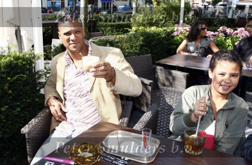 Amsterdam 14 september 2008
Modeshow voor goed doel bij restaurant Sophia. 
Jimmy Geduld met dochter