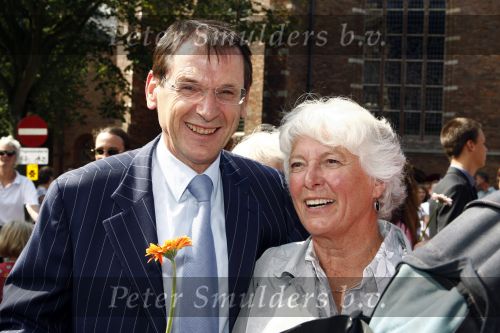 Naarden 29 augustus 2008
Peter Rehwinkel en Michel Zeegelaar trouwen in het gemeentehuis van Naarden waar Peter Burgemeester is. Jo Ritzen met vrouw
Peter Smulders bv