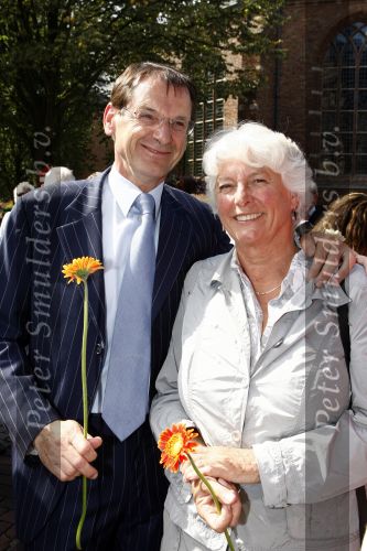 Naarden 29 augustus 2008
Peter Rehwinkel en Michel Zeegelaar trouwen in het gemeentehuis van Naarden waar Peter Burgemeester is. Jo Ritzen met vrouw
Peter Smulders bv