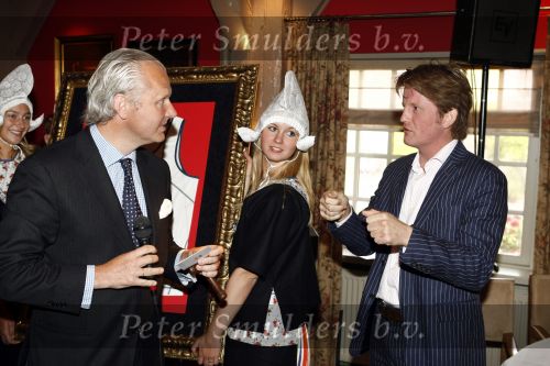 Amstelveen 21 mei 2008
Olympische Lunch Princess waar de T14 hockeystick van Princess wordt gepresenteerd.  Prins Pieter Christiaan  en Job Ubbens