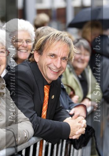 Den Haag 18 september 2007
Koningin Beatrix Prins Willem Alexander Maxima Prinses Margriet Pieter v Vollenhoven Prins Constantijn en Prinses Laurentien bij prinsjesdag met de gouden koets. Johan Vlemmix