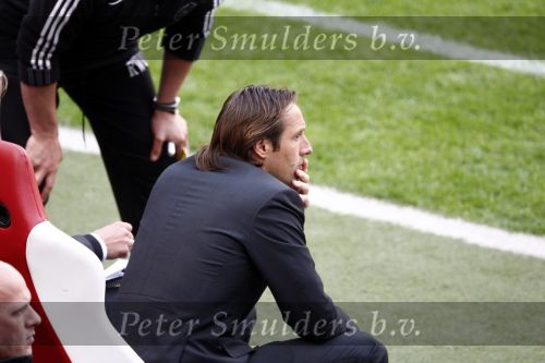 Amsterdam 10 mei 2009
Ajax-fc twente in de arena. De harde kern ajax supporters komt de eerste helft niet kijken en heeft spanddoeken opgehangen om te protesteren tegen het beleid bij ajax. Johnny van t Schip
Peter Smulders bv