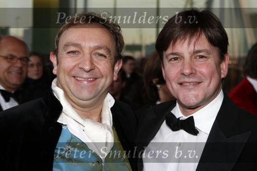 Rotterdam 16 december 2007
premiere Evita in het nieuwe Luxor theater.Jon v Eerd met vriend