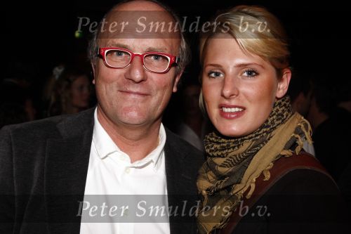 Amsterdam 28 januari 2008
Modeshow van oa Simone v Trojen op de amsterdam fashion week. Joop Mikkers met dochter