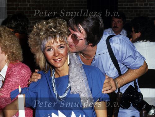 Annie Schilder met Joop v Tellingen 1990