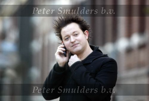 Amsterdam 17 januari 2009
Jop verheijen  met gsm straat.
Peter Smulders bv