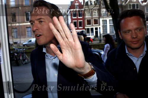 Amsterdam 16 april 2008
Jort Kelder bij feestje Jackie.
Peter Smulders bv