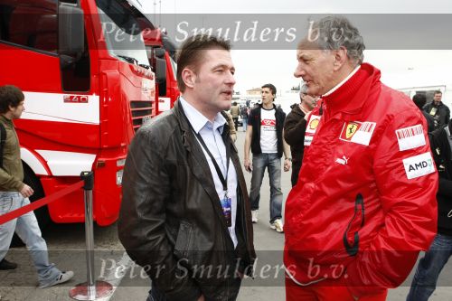 Barcelona 11 maart 2009
Test dag voor de formule 1 teams op het circuit van Barcelona. Jos Verstappen
Peter Smulders bv