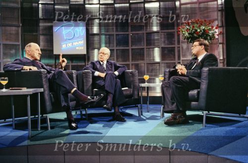 1989
Joseph Luns te gast bij willem Bol bij zijn programma \