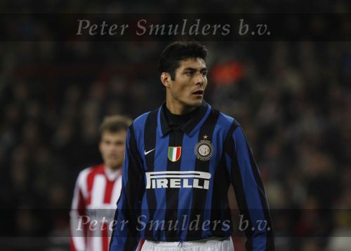 Eindhoven, 12 December 2007
Champions League wedstrijd PSV-Internationale Milan, eindstand 0-1 Seizoen 2007/2008
Julio Ricardo Cruz