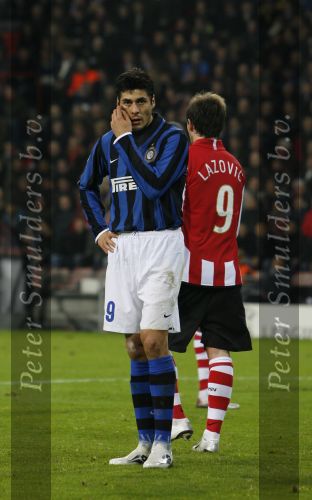 Eindhoven, 12 December 2007
Champions League wedstrijd PSV-Internationale Milan, eindstand 0-1 Seizoen 2007/2008
Julio Ricardo Cruz