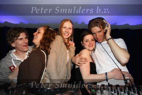 21 Maart 2009, Junior Smulders achter de draaitafel als DJ