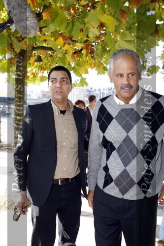 Amsterdam 14 oktober 2007
Stedman Graham ( ex Ophrah Winfrey op bezoek in Nederland. Hij ging varen met boot door de amsterdamse grachten en Golfen. Stedman met Jurgen Raymann en Clarence Seedorf