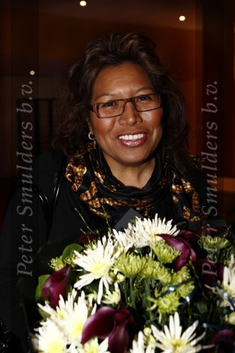 Zeist 27 december 2008
45 jarig artiesten jubileum van Ronnie Tober in he Fygi theater. 
Justine Pelmelay