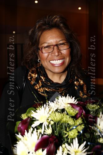 Zeist 27 december 2008
45 jarig artiesten jubileum van Ronnie Tober in he Fygi theater. 
Justine Pelmelay