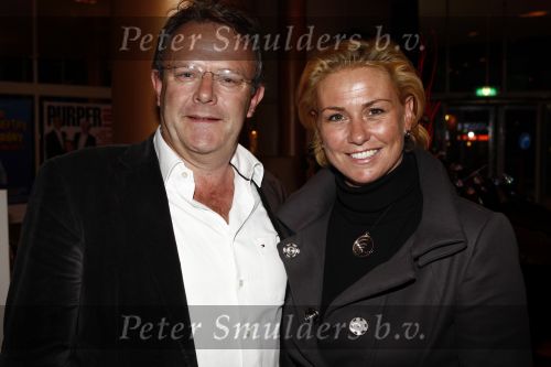 Hilversum 21 januari 2008
Premiere Laura Vlasblom in theater Gooiland.Karin Vlasblom met man