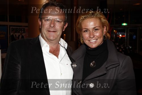 Hilversum 21 januari 2008
Premiere Laura Vlasblom in theater Gooiland.Karin Vlasblom met man