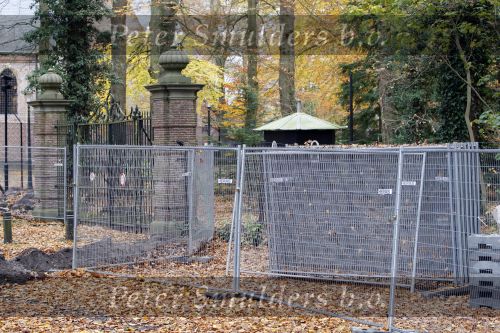 Laage Vuursche 5 november 2007
Verbouwing kasteel Drakensteijn, Drakesteijn waar koningin Beatrix gaat wonen.